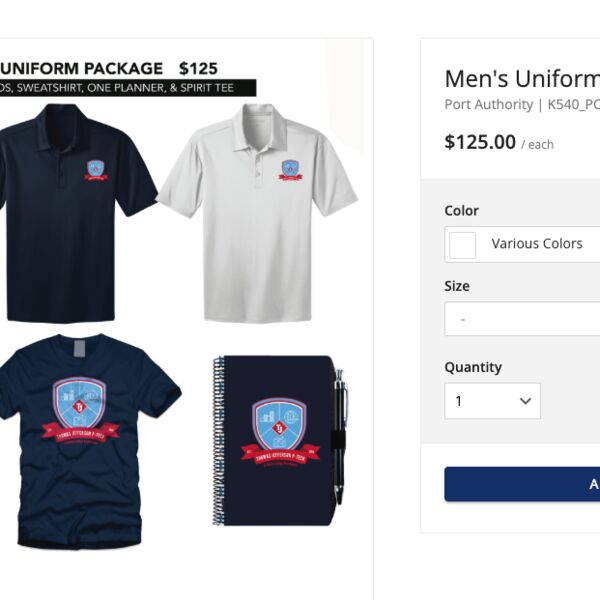 Men's Uniform Package Thumbnail