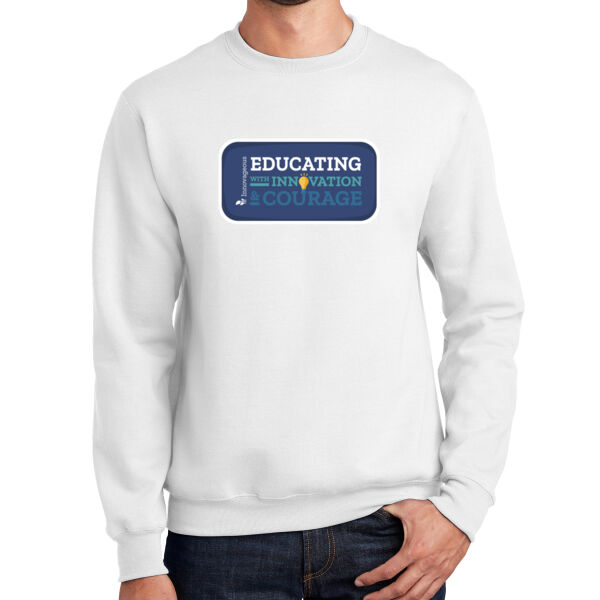 Educating with Innovation and Courage Crewneck Sweatshirt Thumbnail