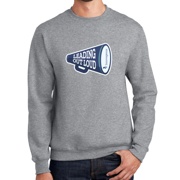 Leading Out Loud Crewneck Sweatshirt Thumbnail