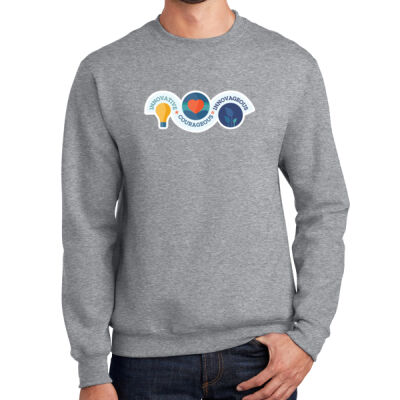 Innovative + Courageous = Innovageous Crewneck Sweatshirt Thumbnail
