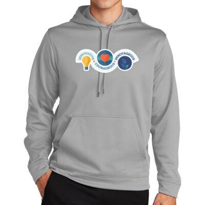 Innovative + Courageous = Innovageous  Wick Fleece Hooded Pullover Thumbnail