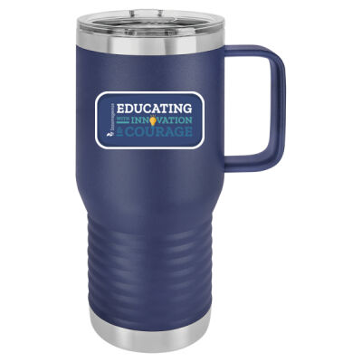 Educating with Innovation and Courage 20oz Traval Mug Thumbnail